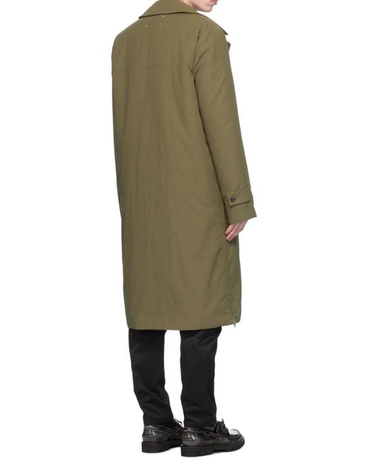 Maison Margiela Brown Classic Trench Coat for men