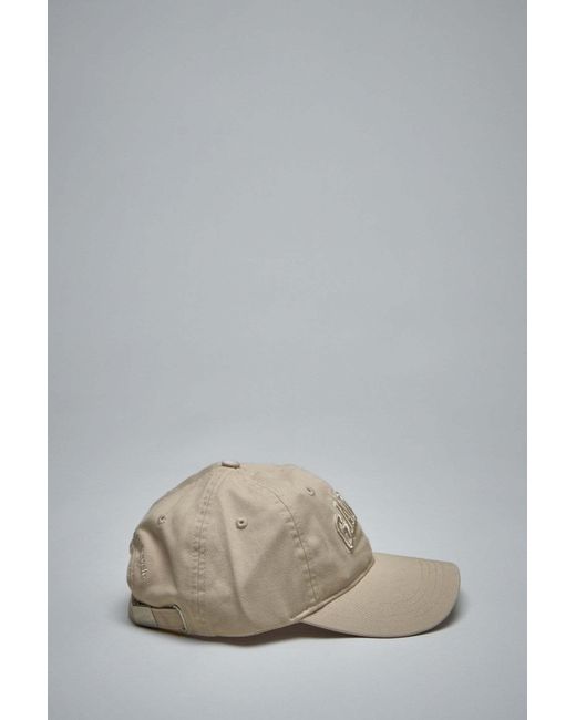 Ganni Natural Logo Embroidered Baseball Cap