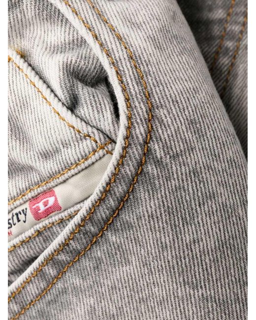 DIESEL Gray 1955 Straight-Leg Jeans for men