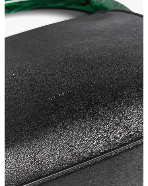 Dries Van Noten Black Medium Leather Tote Bag
