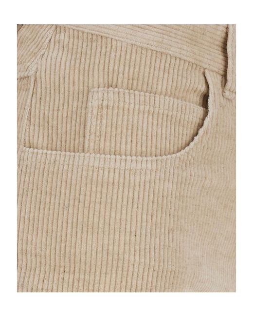 Isabel Marant Natural Isabel Marant Étoile Flared Corduroy Pants