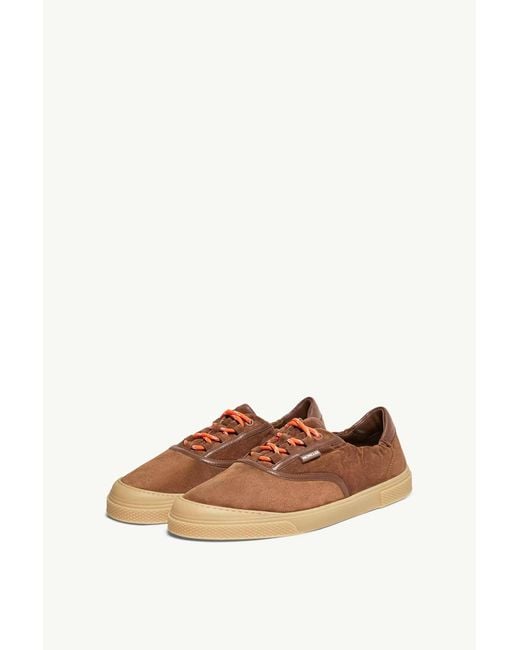 Moncler Brown Vera Leisure Low-Top Sneakers for men