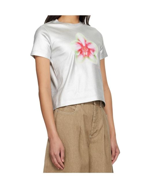 Casablanca White Short-Sleeved T-Shirt