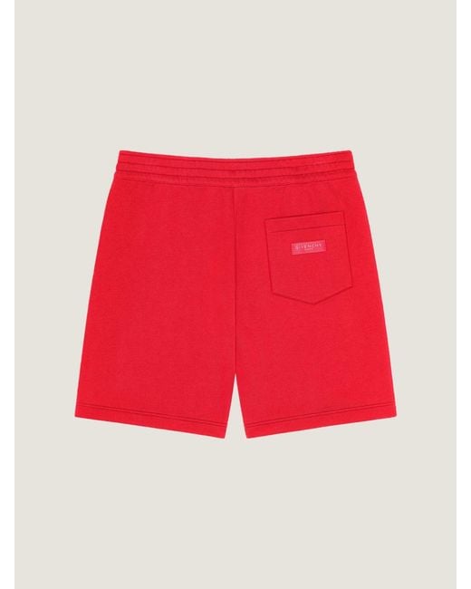 Givenchy Red Bermuda Shorts for men