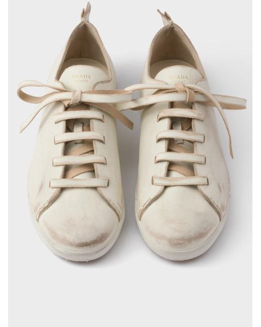 Prada Brown Laced Shoes