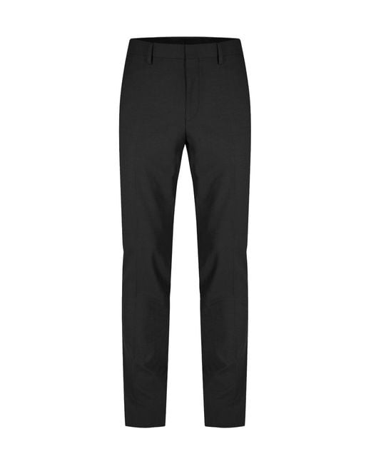 Boss Black Solid Color Casual Trousers for men