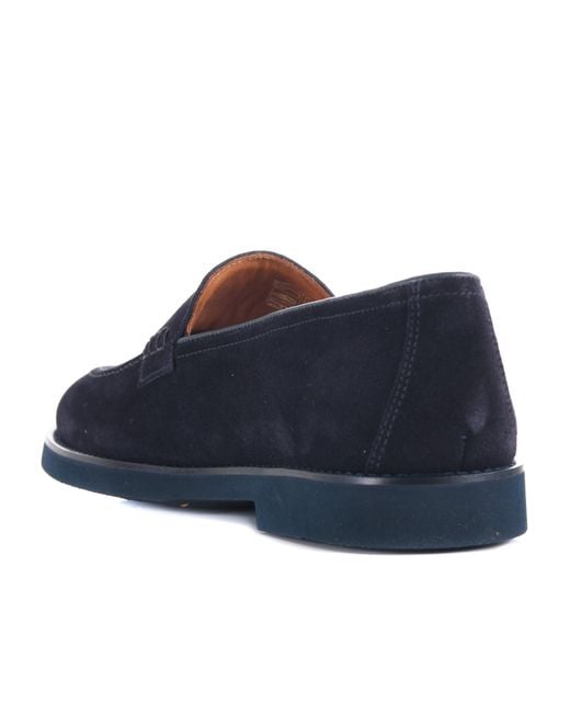 Doucal's Blue Earth Loafers for men