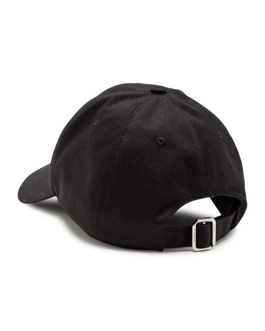 Givenchy Black Logo-Embroidered Cnavas Cap for men