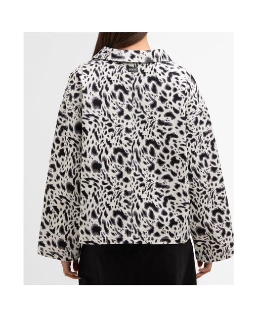 Barbour Black Long-Sleeved Printed Shirt