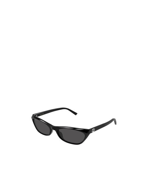 Gucci White Geometric Sunglasses