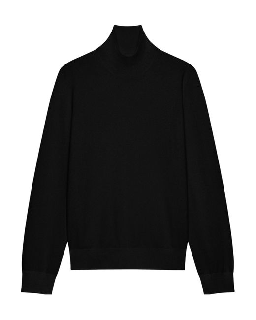 Givenchy Black Turtleneck Knitted Jumper for men