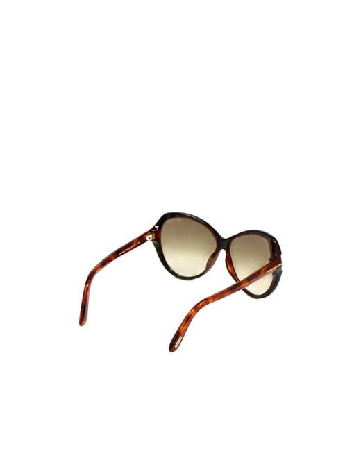 Tom Ford Metallic Logo Sunglasses