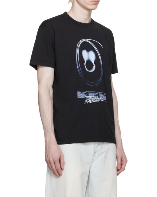 Eytys Black Graphic T-Shirt for men