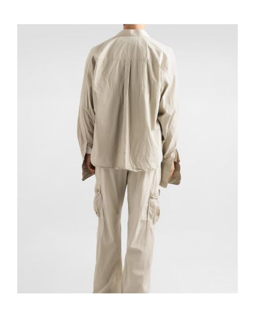 Dolce & Gabbana White Long-Sleeved Poplin Shirt for men