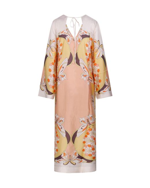 LaDoubleJ Multicolor La Doublej Twin Flame Printed Dress