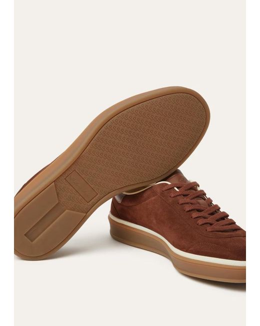 Loro Piana Brown Tennis Walk Sneaker for men