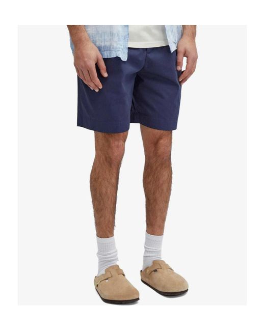 A.P.C. Blue Belt Loop Shorts for men