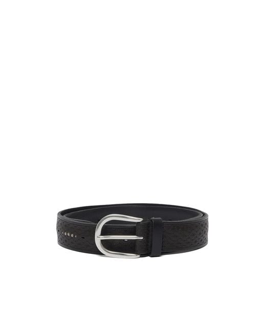 Orciani Multicolor Bull Soft Patterned Belt for men