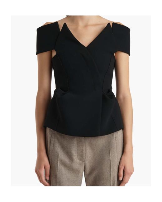 Khaite Black Verone Top