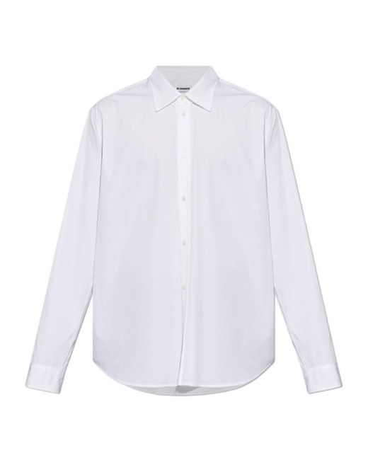 Jil Sander White Classic Tailored Shirt for men