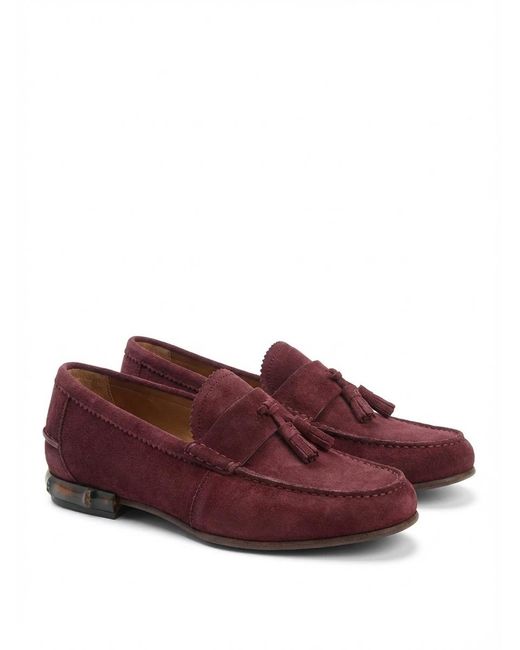 Gucci Red Tassel Detail Casual Business Shoes for men