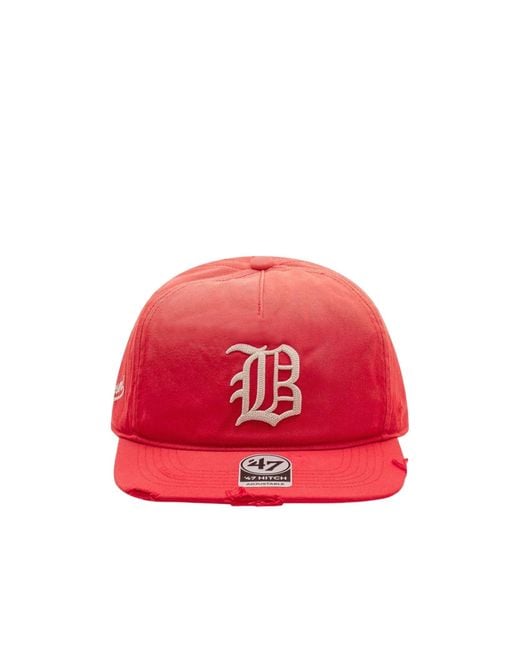 Represent Red Mlb Brooklyn Logo Baseball Cap for men
