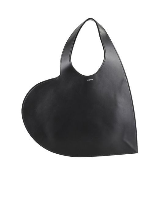 Coperni Black Double Heart Handbag