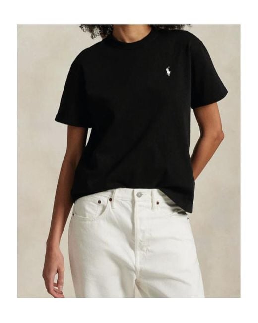 Polo Ralph Lauren Black Relaxed-Fit Jersey T-Shirt