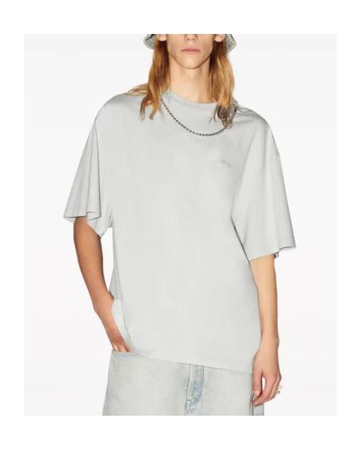 Ambush White Ballchain Crewneck T-Shirt for men