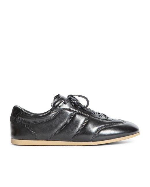 Lemaire Black Soft Runner Sneakers