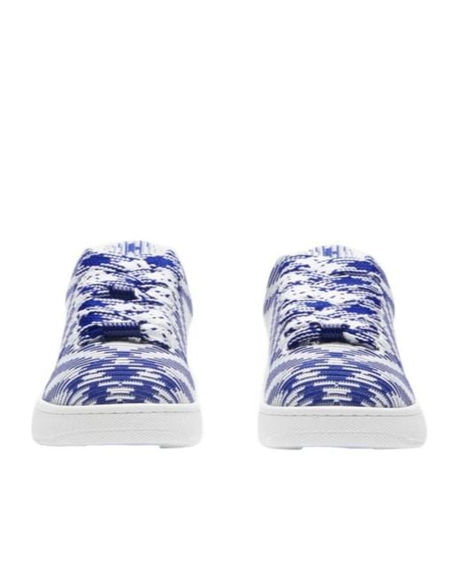 Burberry Blue Box Sneakers for men