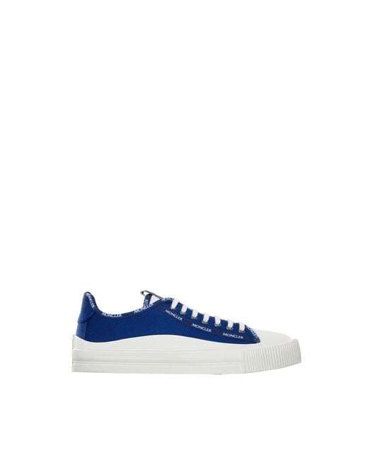 Moncler Blue Glissiere Low-Top Sneakers for men