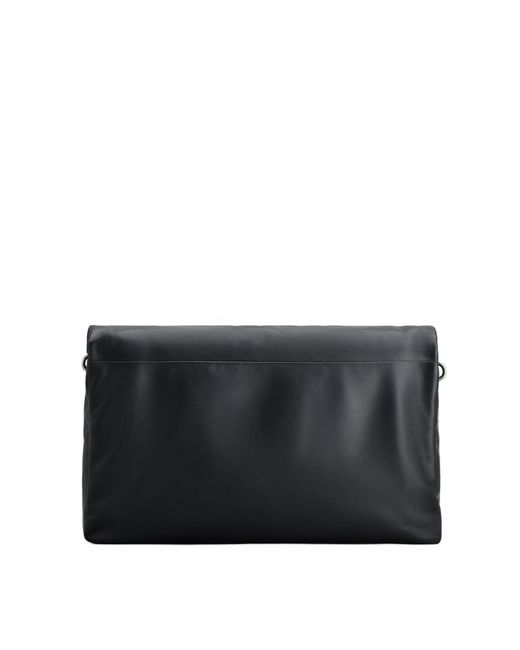 Roger Vivier Black Viv Choc Chain-Linked Large Shoulder Bag