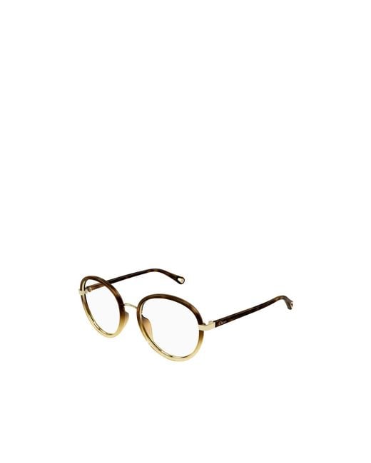 Chloé Multicolor Chloé Eyewear Round Frame Gradient Glasses