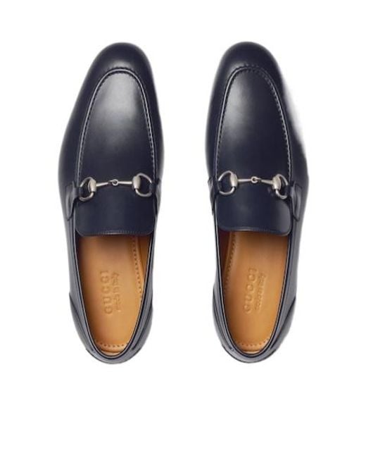 Gucci Blue Jordaan Slip-On Loafers for men