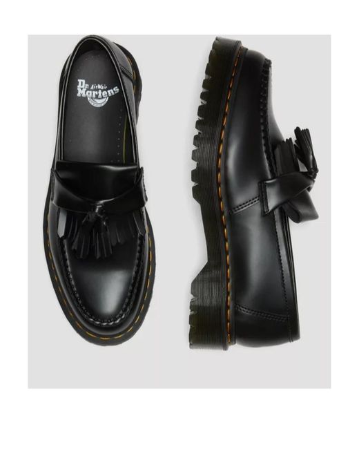 Dr. Martens Black Adrian Bex Tassel Loafers