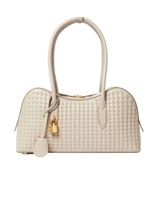 Stella McCartney Natural Ryder Quilted Shoulder Bag
