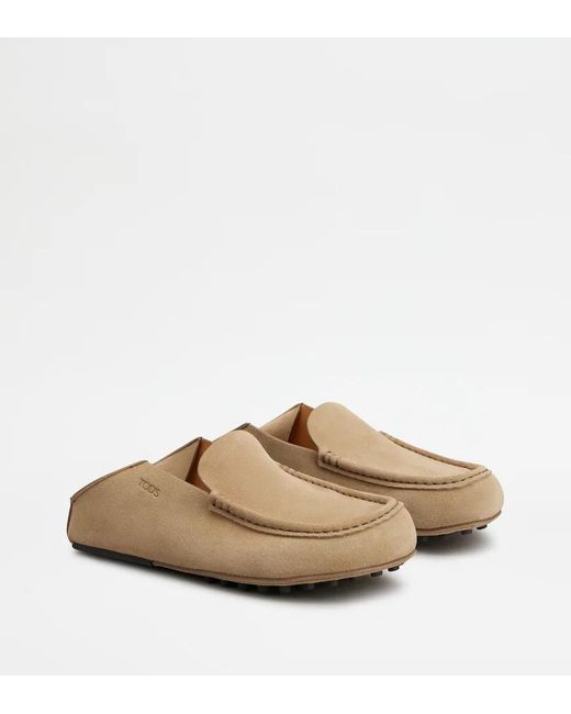 Tod's Natural Gommino Slip-On Loafers for men