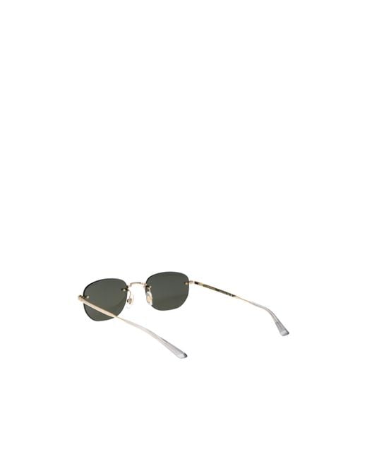 Montblanc Green Eyewear Oval Frame Sunglasses for men