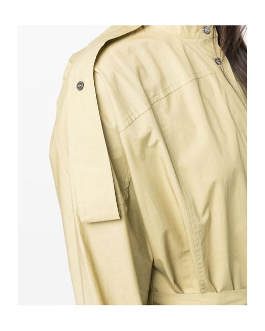 Studio Nicholson Natural Itarsi Poplin Belted-Waist Dress