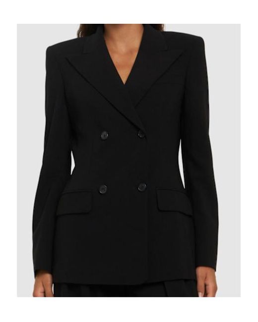 Michael Kors Black Double-Breasted Jacket
