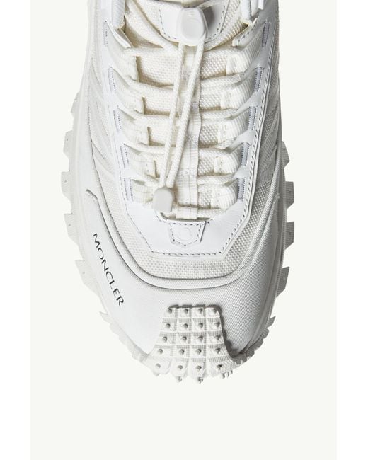 Moncler White Trailgrip Gtx Lace-Up Sneakers
