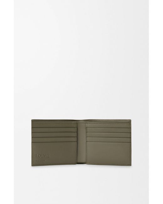 Loewe Green Anagram Bifold Wallet for men