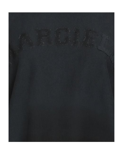 Maison Margiela Black Cropped Hoodie