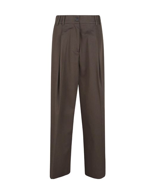 P.A.R.O.S.H. Gray Belt Loop Casual Pants