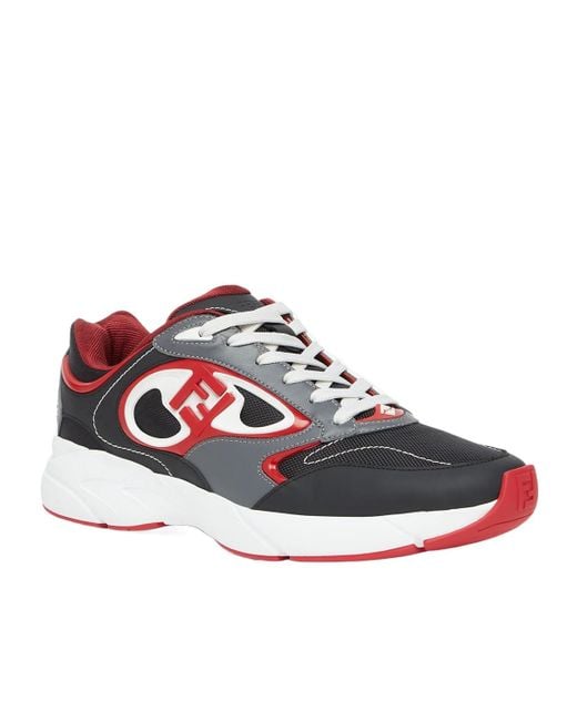 Fendi Multicolor Forward Lace-Up Sneakers for men