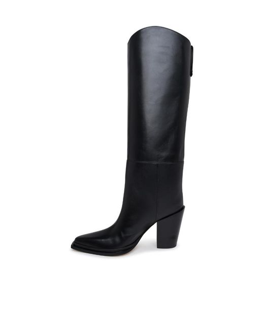 Jimmy Choo Black Cece 80Mm Pointed-Toe Boots