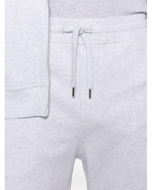 Brunello Cucinelli White Cotton Track Pants for men
