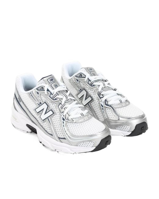 New Balance White 740 Sneakers Shadow for men