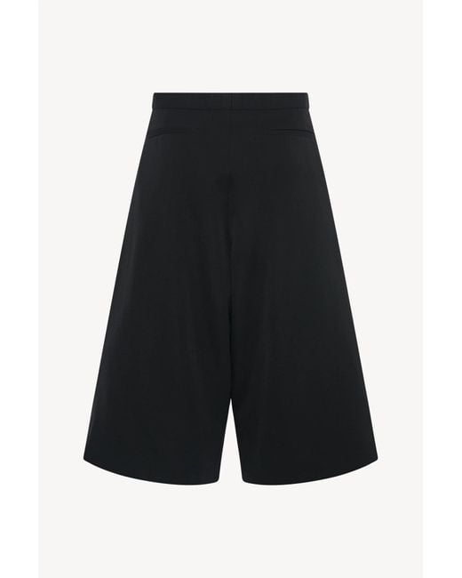 The Row Black Kalyan Shorts